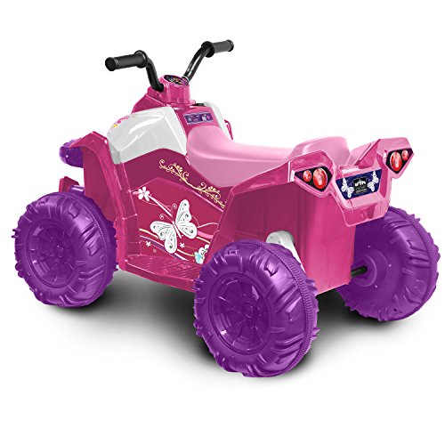 Kid Motorz Monster Quad in Pink (12V) - Thumbnail 2