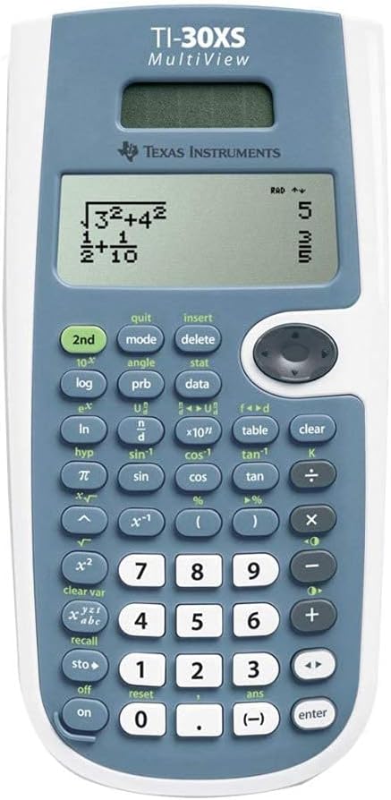 Texas Instruments TI-30XS MultiView Scientific Calculator for Students