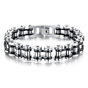 Feraco Mens Bikers Bracelet Stainle...