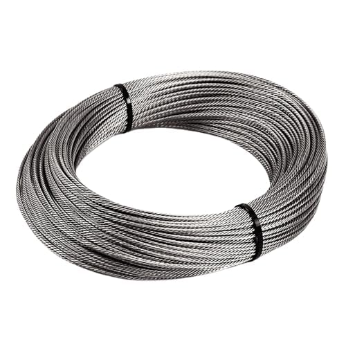 Bharat Wire Rope Stainless Steel 304 Wire Cable 1000 meter 1.8 mm 6x7