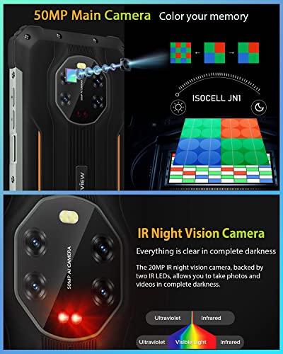 Blackview BV8800 - Okrossbar 5G Smartphone med 50 MP AI-kameror