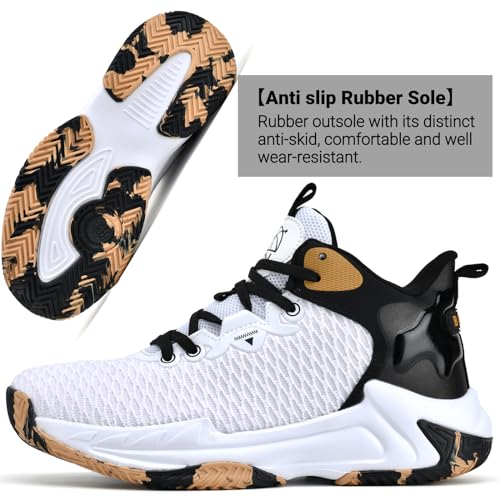Image of Beita High Upper Basketball Shoes for Men Sneakers Breathable Sports Shoes Anti Slip