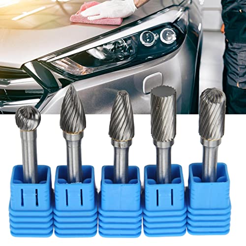 Set 5 Piezas Fresas de Carburo para Tallado Metal Madera miniatura 2