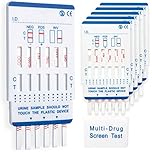 5 x Drug Testing Kits | Tests for 6 Drugs of Abuse in Urine | Cocaine, Cannabis, Opiates, Amphetamines, Ketamine and Ecstasy