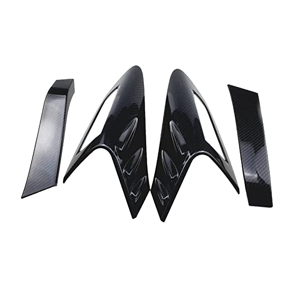 HIGH FLYING pour CHR 2016-2019 Noir Arrière Feu Lampe d'éclairage Cadre Décorative Couvercle Accessoires Auto 4 pièces