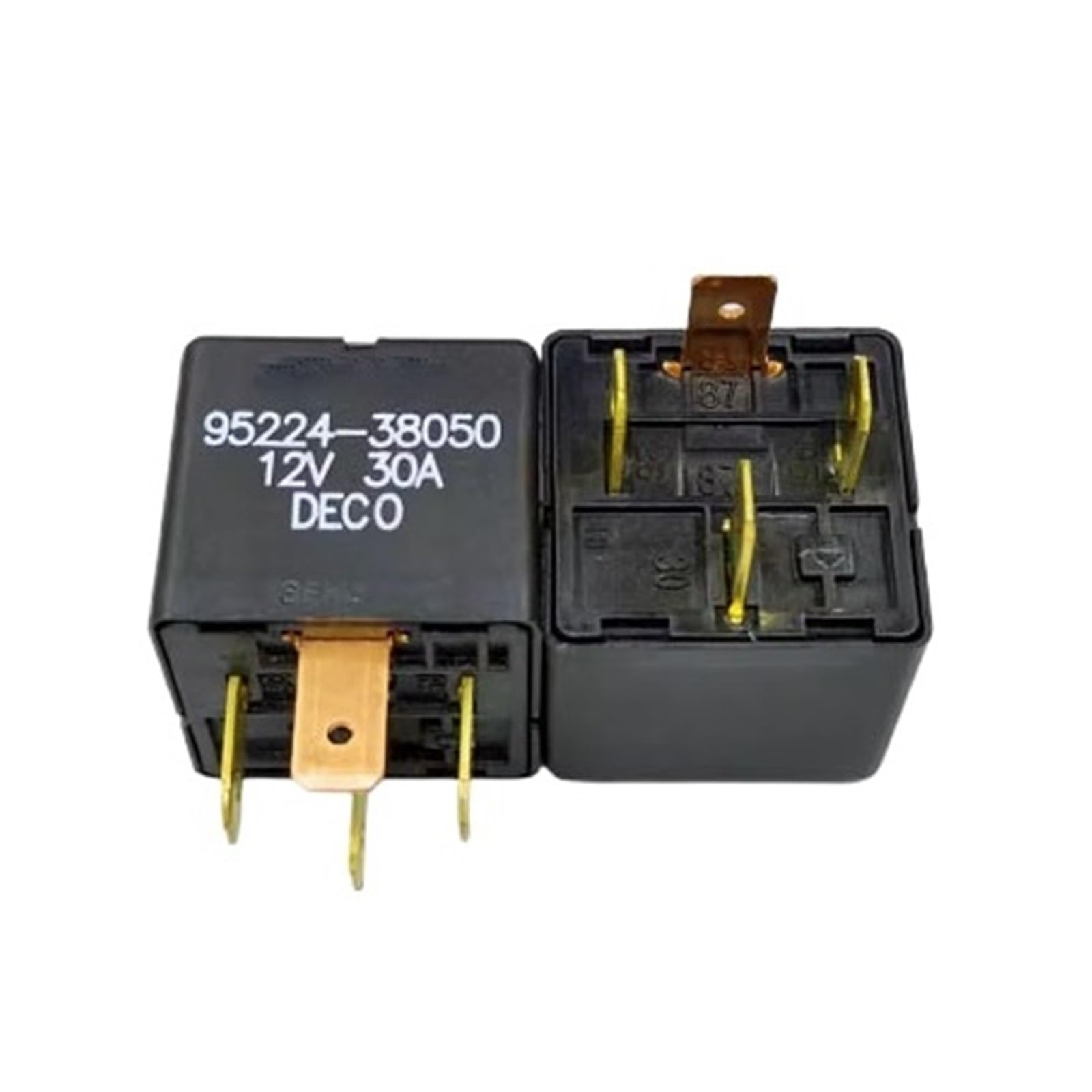Relé 95224-38050 de 4 pines y 12V 30A para automoción pack de 2 1