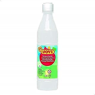 Jovi- Témpera líquida, Color blanco, 500 ml (Paquete de 1) (01)