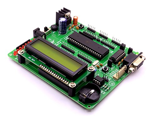 Image of ATMEL 8051 Quick Starter Development Board On-Board AT89S52,MAX232,16x2 LCD,DS1307 Support AT89SXX,P89V51RD2,SST89E516RD
