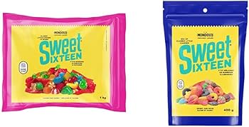 Sweet Sixteen Bonbon Jujube - 1 kg and SWEET & SOUR Candy