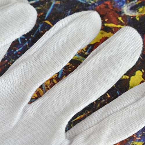 White Inspection Gloves, 100% Soft Cotton, 12-Pairs, Medium Weight, Handling Antiques, Costume Wear, Dry Hand Repair #TOP7
