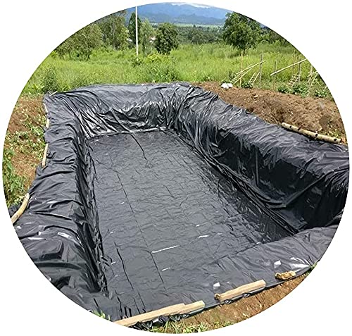 Bâche souple noire pour bassin de jardin et fontaine en 1,5 x 4 m