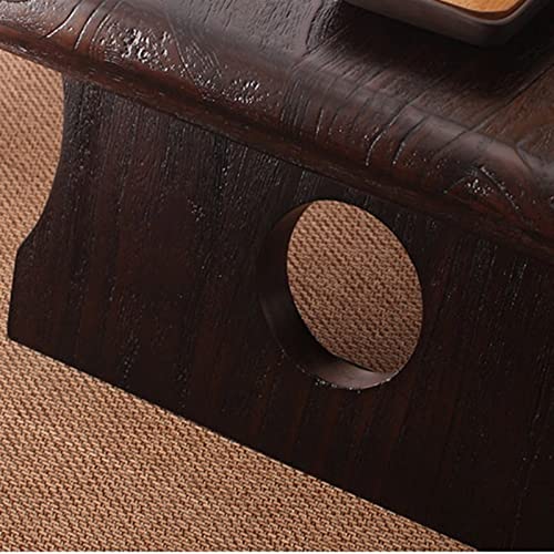 Table Basse Tatami pour Balcon et Baie Vitrée en Bois Massif 90x