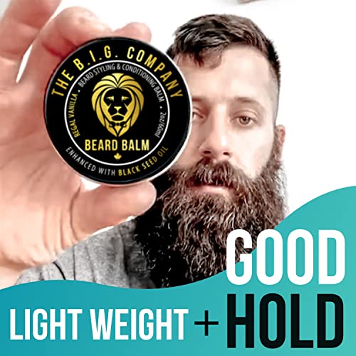 B.i.g. Company Beard Balm For Men - Light Weight Beard Wax With Good Hold, Styling, Control And Deep Conditioning Of Beard Hair - Promotes Natural Beard Growth #TOP1