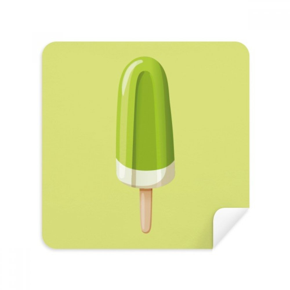 Chiffon microfibre vert haricot mungo pour lunettes et écrans de téléphone par 2 pièces - 3
