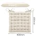 Gräfenstayn® Set de 4 Cojines, Cojines para Silla de 40 x 40...