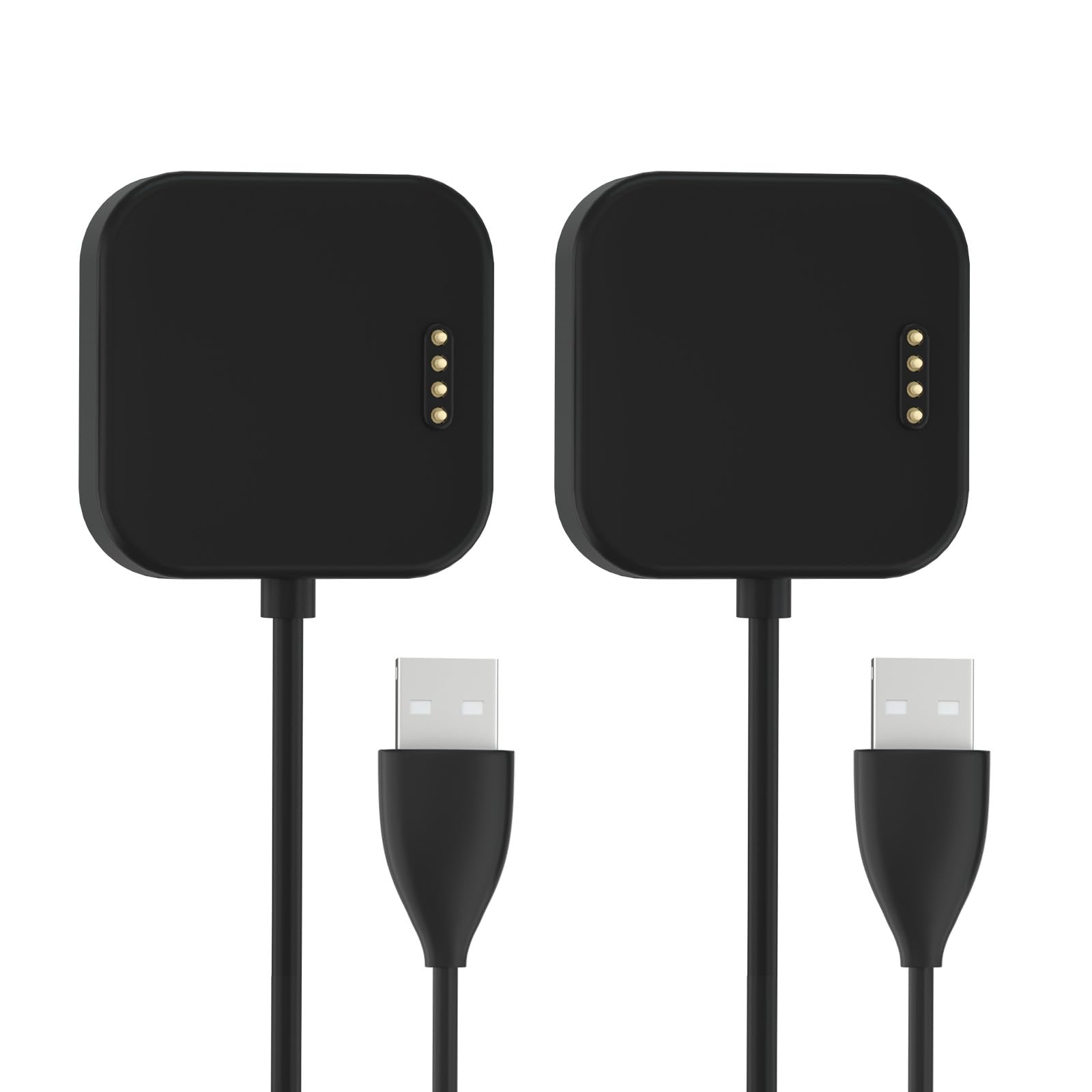 Photo 1 of [2 Pack] BlackPro Compatible with T-Mobile SyncUP Kids Watch Charger, 3.3FT USB Charging Cable (Black+Black)