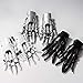 Kooteyybhyy Punk Hand Armor, Sci-Fi Mechanical Punk Claw Gloves for Halloween Cosplay Party, Role Play Costume Prop Accessories Cosplay Halloween Costume Accessory