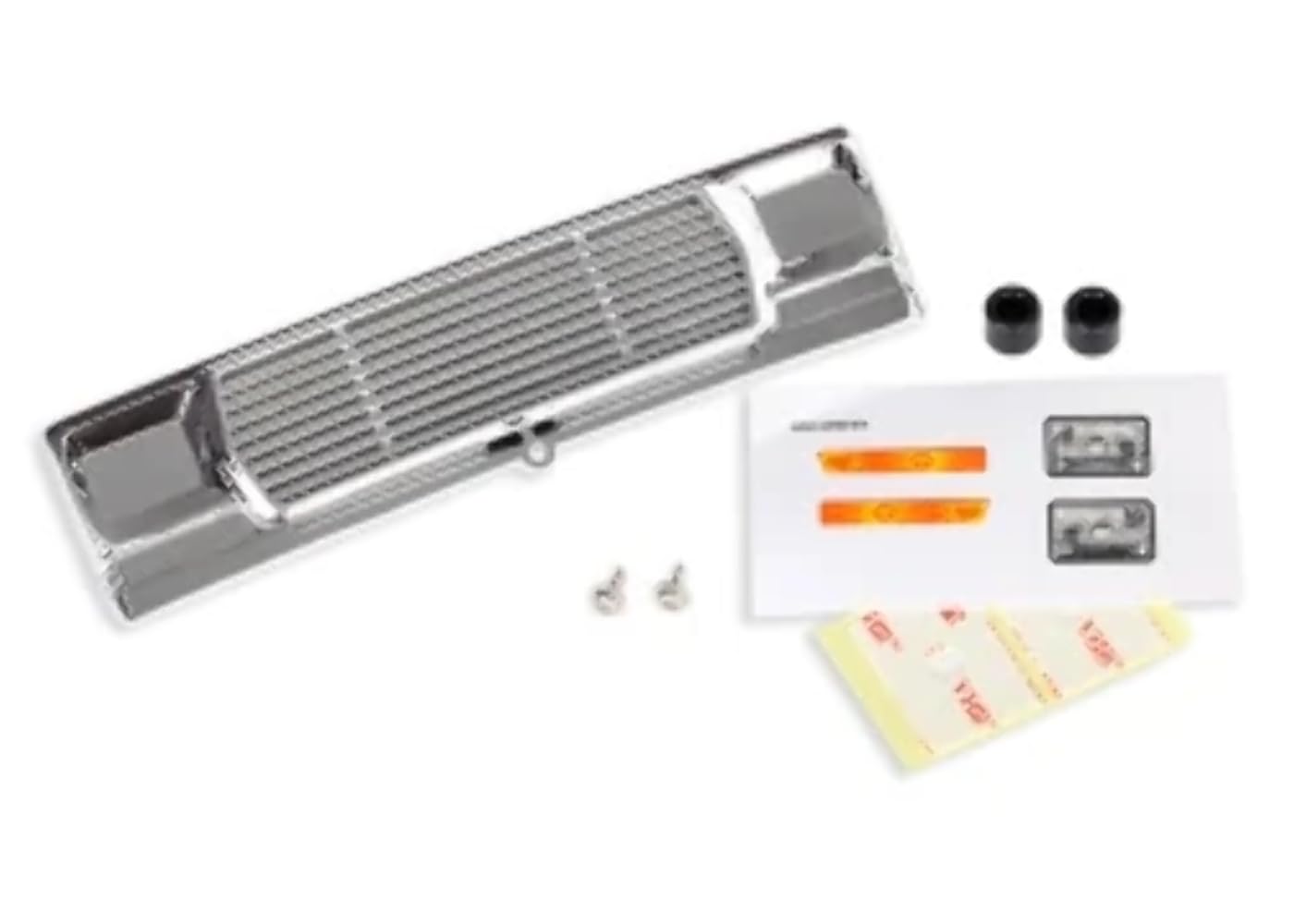 Traxxas 1/10 Body, Chrome Grill, Decals, Adhesive Tape: Bigfoot #1