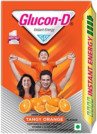 Glucon-D, Orange flavoured Glucose Based Beverage Mix - 200g
