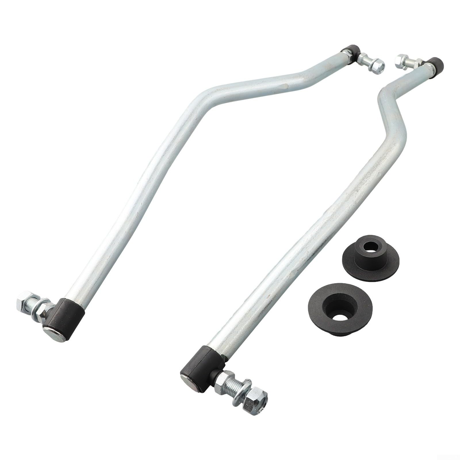 Ensemble de maillons de frein de direction améliorés réglables gauche et droite pour 532194740 532194741 Compatible avec les tracteurs de pelouse Pro aux extrémités serties