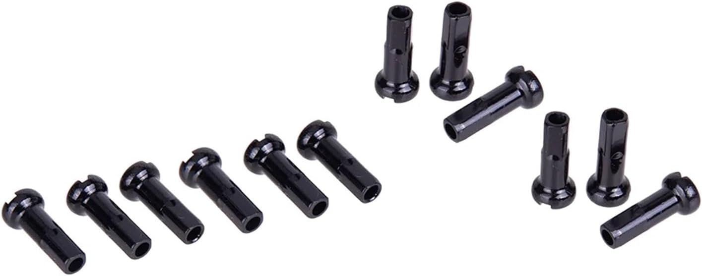 Spoke Nipples 100PCS Bicycle Spoke Nipples 2.0 * 14mm Aluminum Alloy Cycling Multiple Color Nipples for Dia Mountain Road Bike