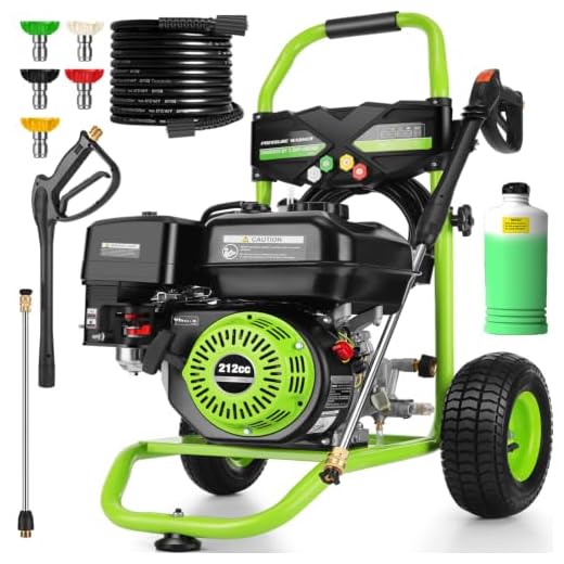 High-Pressure Gas Pressure Washer 4200PSI