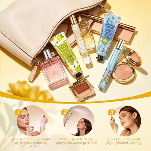 Mini Perfume Gift Set Women 4x35ml Eau De Parfum Fruity Floral | Luxury fragrance collection with hand creams & candles. Ideal gift for Mother's Day, Valentine's Day, Birthday, Anniversary - Image 5
