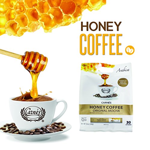 Carnes Premium Instant Coffee Mix With Honey Powder (Original Mocha, 30 Count) #TOP2