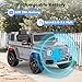 ANPABO Licensed Mercedes-Benz G63 Car for Kids, 12V Ride on Car w/Parent Remote Control, LED Headlights, Music Player & Horn, Soft Start, Low Battery Prompt, Kids Electric Car, Grey