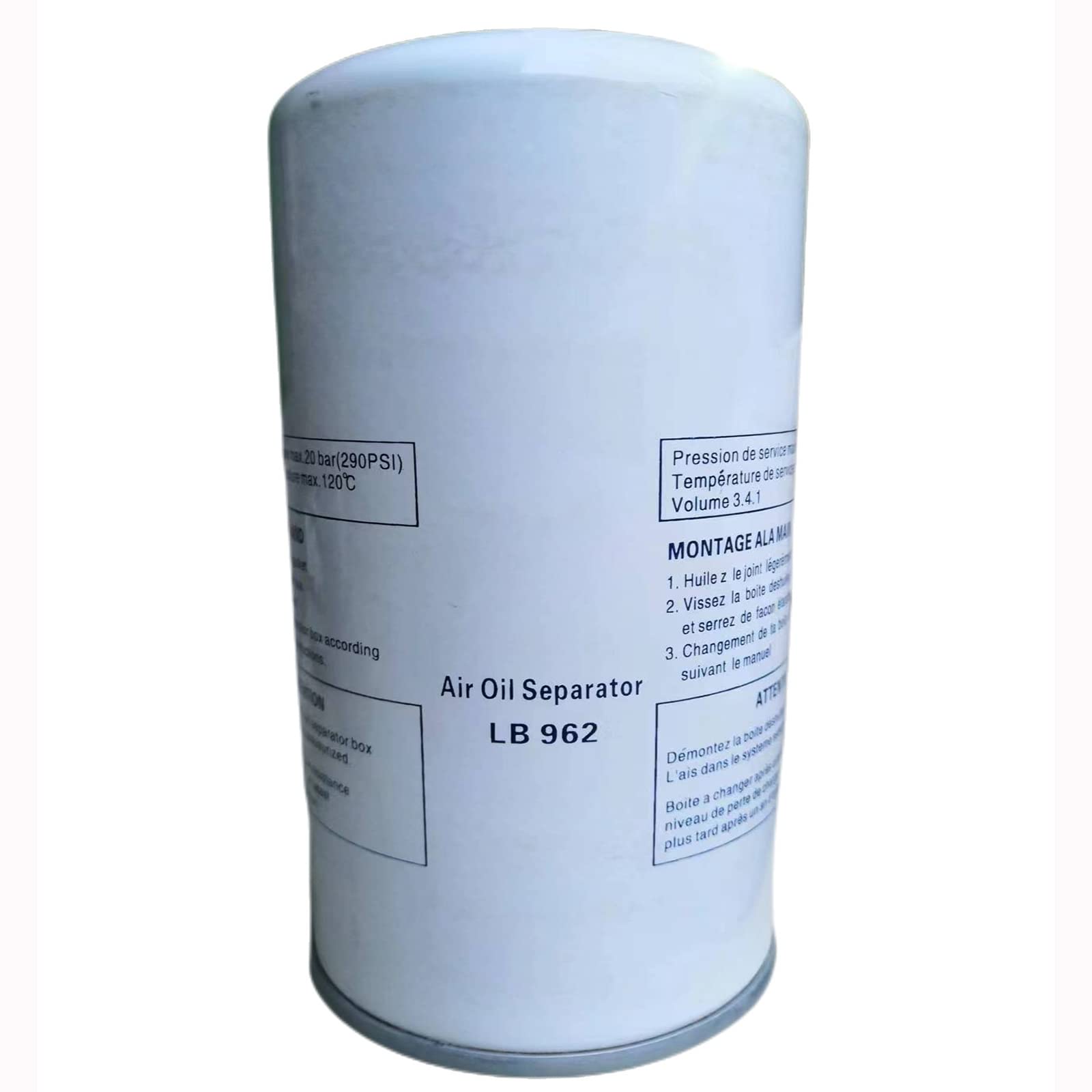 Screw Compressor Parts Oil Separator LB962 Replacement for MANN Air Compressor