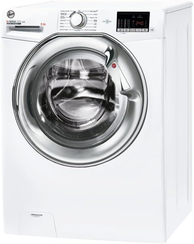 Hoover H3W34 262DCE-11 H-WASH 300 LITE Lavatrice Compatta 6 Kg, 1200 Giri, Connettività NFC, Carica Frontale, Libera Installazione, 60x38x85 cm, Bianco, Classe D Hoover H3W34 262DCE-11 H-WASH 300 LITE Lavatrice Compatta 6 Kg, 1200 Giri, Connettività NFC, Carica Frontale, Libera Installazione, 60x38x85 cm, Bianco, Classe D