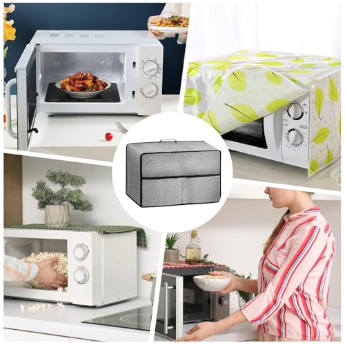 Cubierta para microondas impermeable y protectora de electrodomésticos de cocina resistente 8