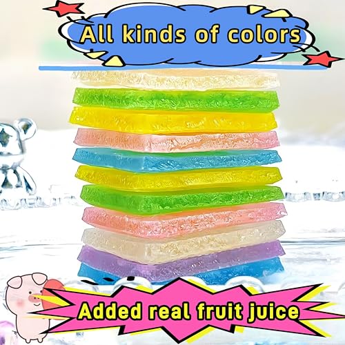 Tarro de caramelos cristal gema japonés con 15 piezas miniatura 4