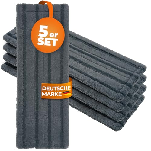 Wischmopp Bezug für Starke Verschmutzungen - Bodenwischer, Wischbezug von WOWtowelz – 40 cm Variante - 5er Set