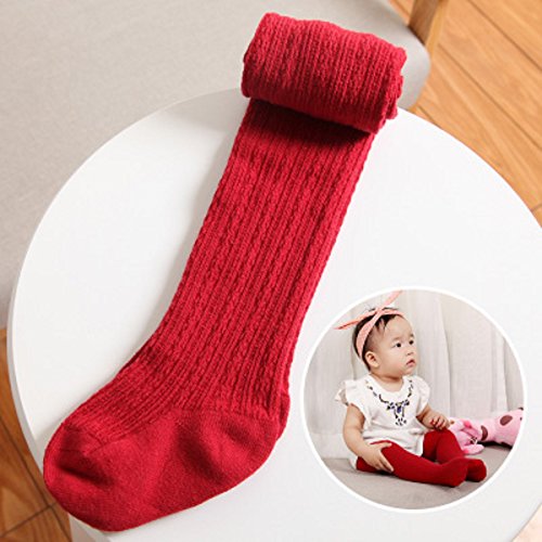 BiggerStore Toddler Newborn Baby Girl Tights Leggings Kids Clothing Kintting Stockings Children Pantyhose 0-4T4