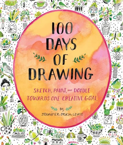 100 Days of Drawing Guided Sketchbook: Sketch, Paint, and Doodle Towards One Creative Goal image 5