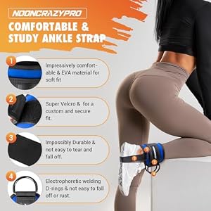 Ankle Strap for Cable Machine Women, Adjustable Gym Cable Ankle Straps for Kickbacks, Glute Workouts, Leg Extensions, Curls, Booty Hip Abductors, Ankle Cuff for Cable Machine Accessories Ankle Strap for Cable Machine Women Adjustable Gym Cable Ankle Straps for Kickbacks Glute Workouts Leg Extensions Curls Booty Hip Abductors Ankle Cuff for Cable Machine Accessories