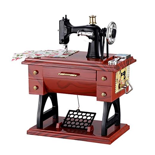 VORCOOL Regalo de la Caja de Música de la Máquina de Coser para Niños Adultos