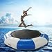 YEYUBIW 8/10/13/16FT Inflatable Water Trampoline with Air Pump Water Trampoline for Adults, Inflatable Swim Platform for Lake,Blue,16FT/5M