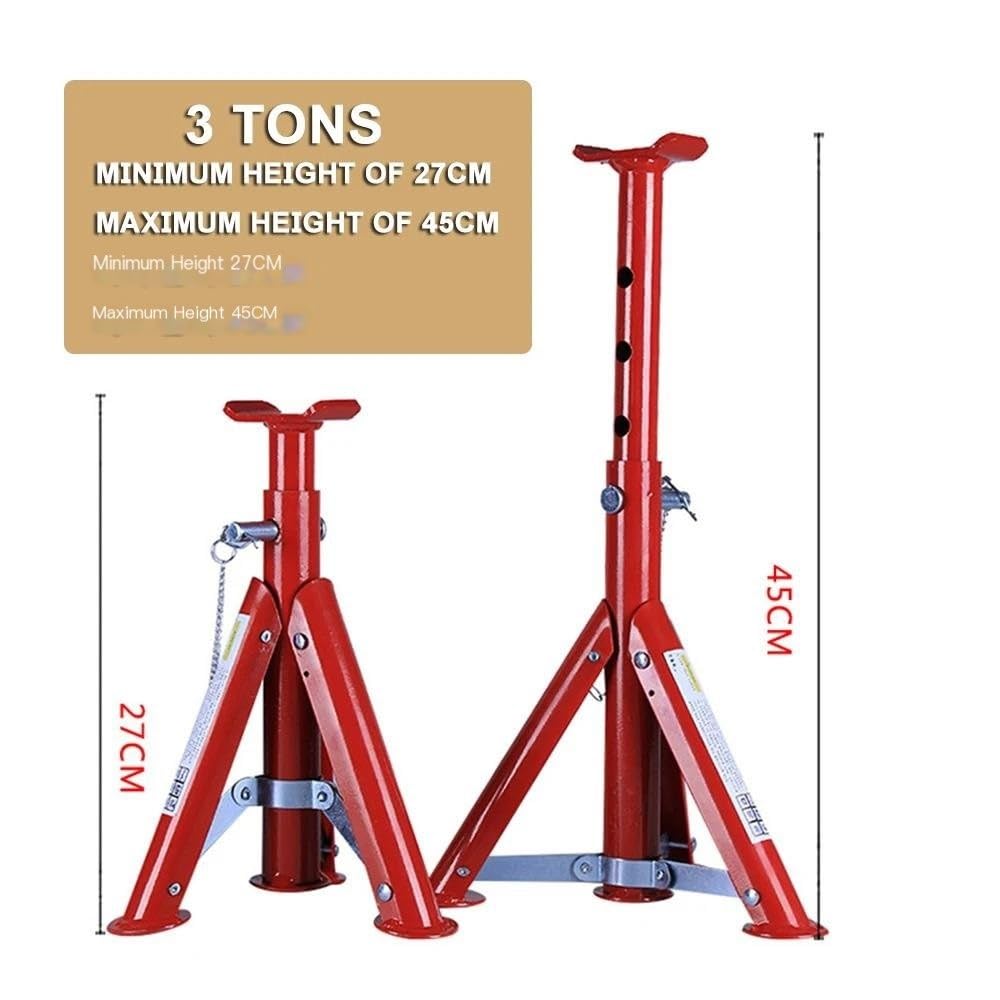 Narzędzia Naprawcze 2 Tony 25~36 Cm 3 Tony 27~45 Cm Narzędzie | Składany teleskopowy wspornik zabezpieczający podnośnik Auto(3T)