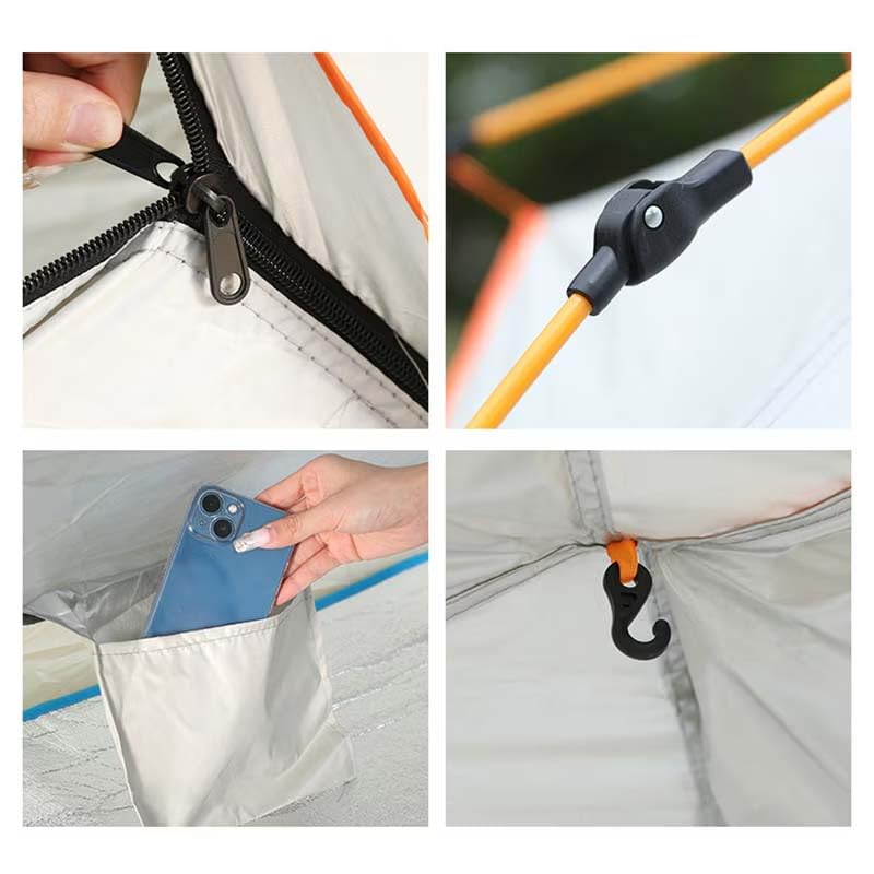 Carpa Pop Up para Camping 2-3 Personas Fácil Montaje miniatura 6