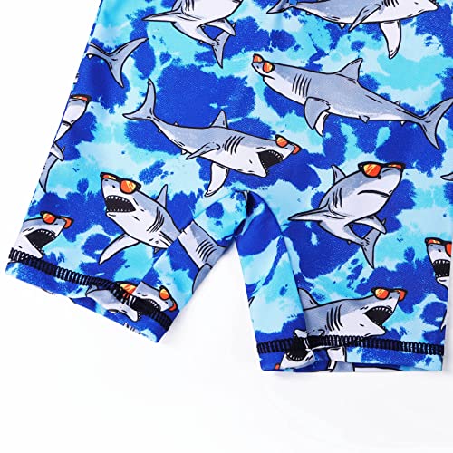 Image of XFGIRLS Baby Boys Swimsuit Toddler Sunsuit UPF 50+ Sun Protection One Piece Beach