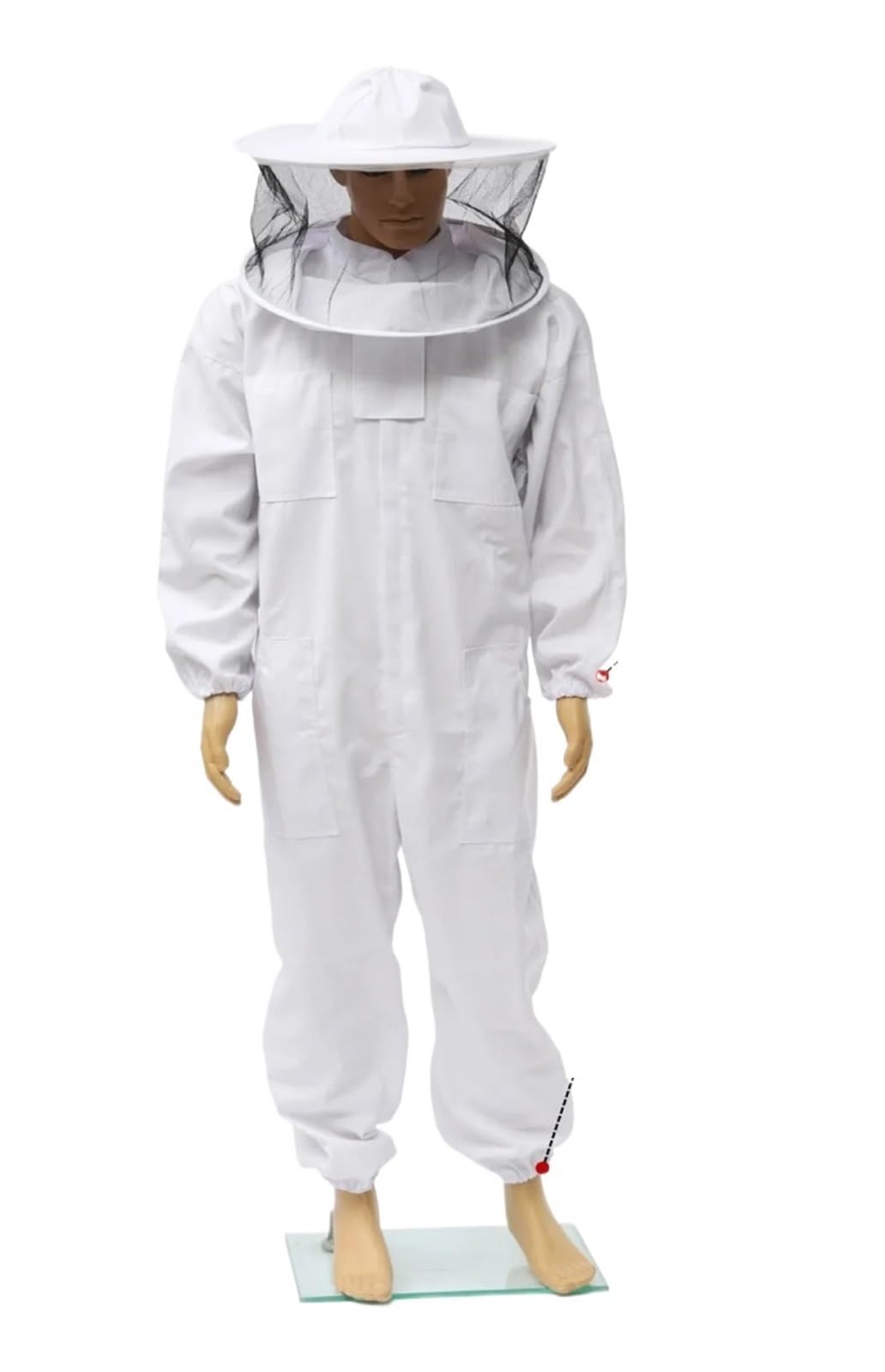 Bienenabweisende Kleidung, Imkerei-Schutzkleidung, Ganzkörperanzug, Hut, Kittel, Bienenanzug, Ausrüstung, Schleier, Hut, Imkerkleidung(XL)