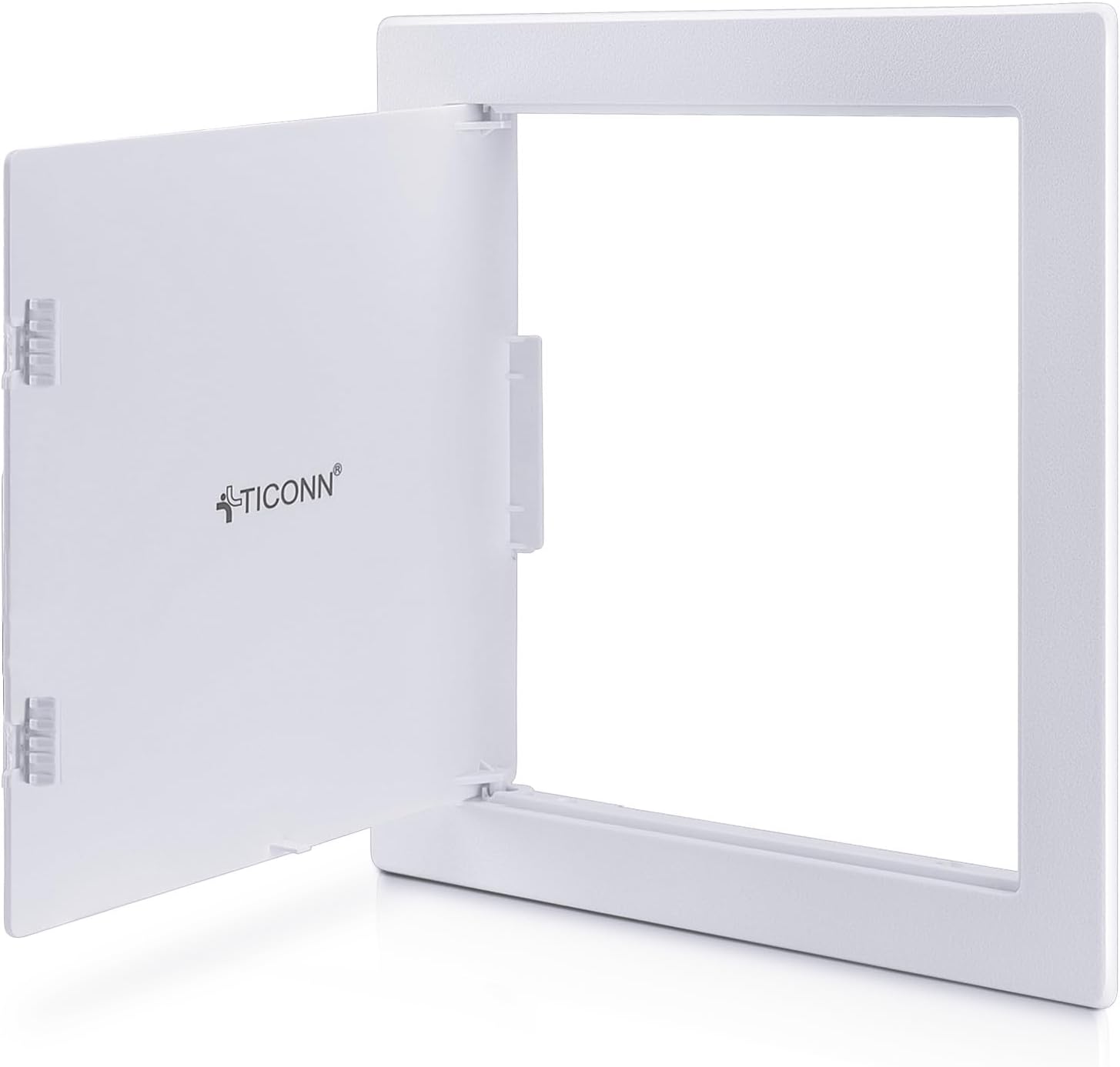 TICONN 12x12 Inch Drywall Access Panel - Durable ABS Plastic Wall Hole Cover for Plumbing, Electrical, Easy Install Door