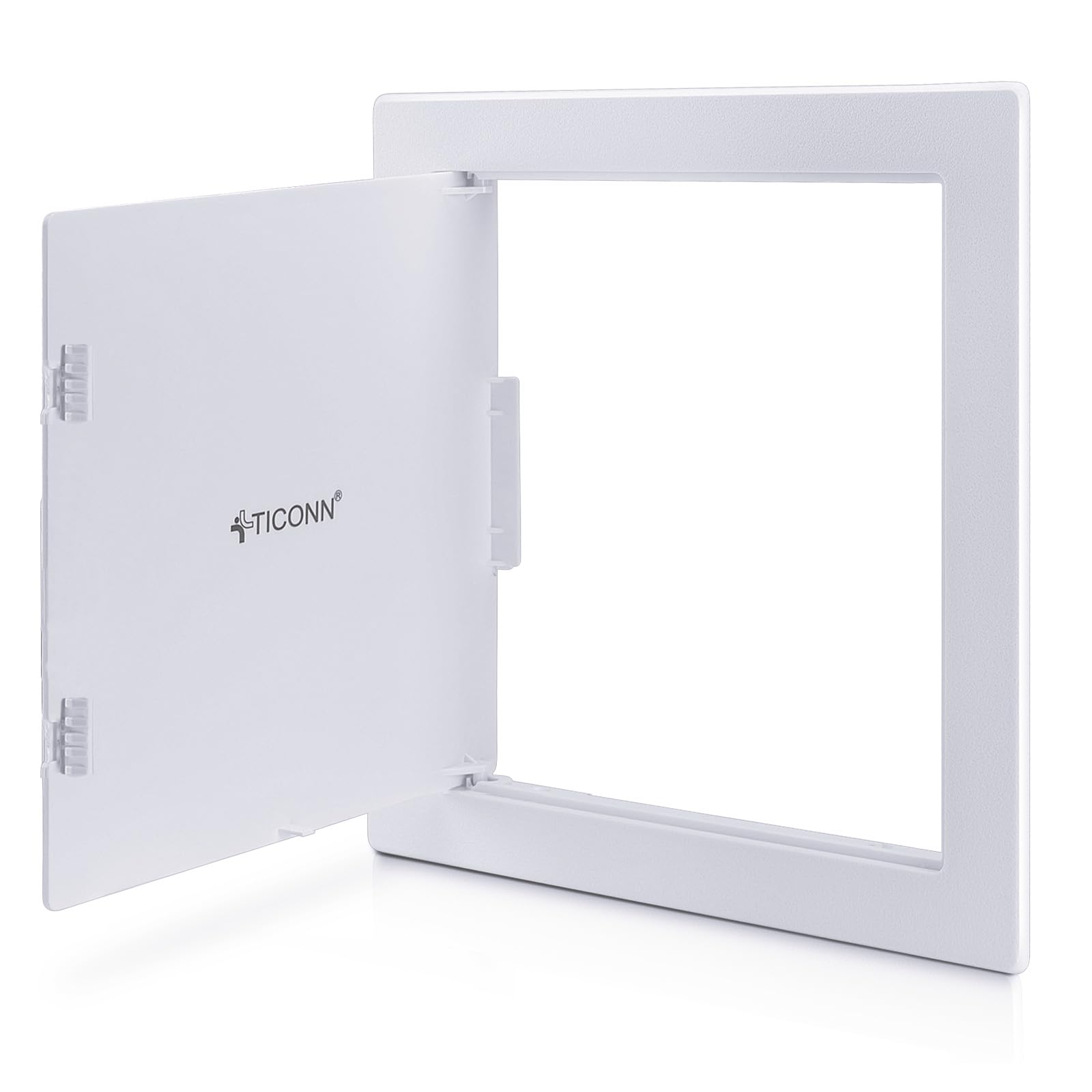 TICONN Access Panel for Drywall, 12 x 12 Inch ABS Plastic Wall Hole Cover Access Doors, Easy Install Plumbing Wall Panel for Drywall, Ceiling, Wiring and Cables
