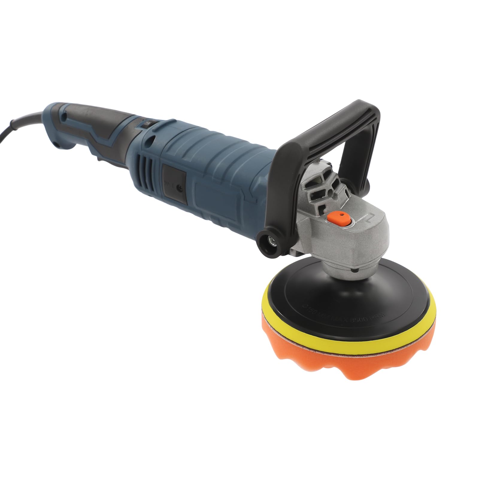 1580W Car Polishing Machine Kit with 7 Speeds (500-3300 RPM), Magnesium Alloy Buffer Polisher & 6 Pads/Sandpaper, 6.56ft Cord for Auto Detailing/Waxing/Scratch Removal (Blue)