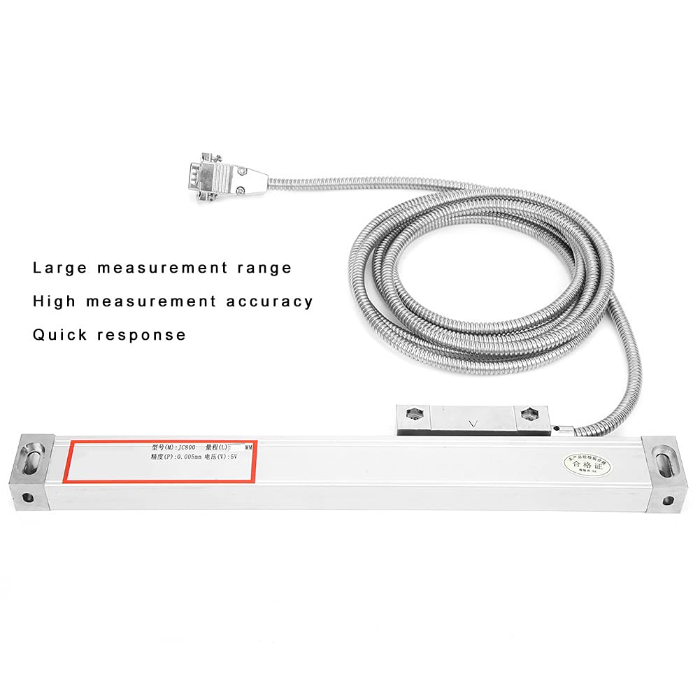 Básculas Lineales DRO, de 0-100 Mm 0-200 Mm para Lectura JCS900-2AE/JCS900-3AE, Aleación de Aluminio, Alta Precisión, Fácil de Instalar