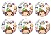 Bundle of 6: Disney Tsum Tsum Mystery Stack Pack Series 6