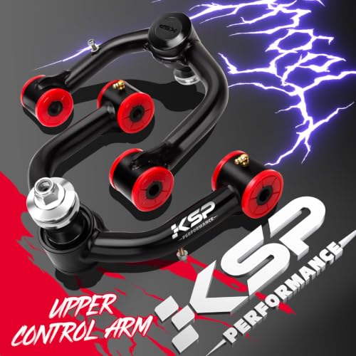 Image of KSP Upper Control Arm for Tundra Sequoia, 2-4 inchFront Control Arms Compatible With Toyota Tundra 2000-2006&Sequoia 2001-2007, Aftermarket Adjustable Control arms Replacement for Factory /Stock A-arms