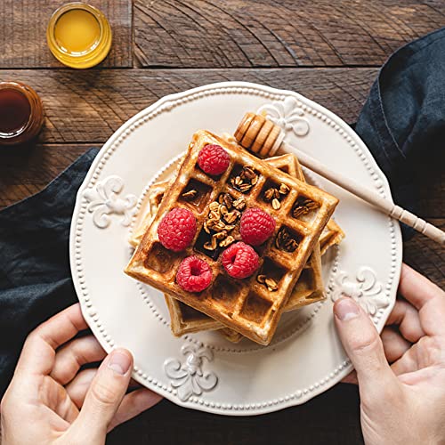 FirstBuy Belgisches Waffeleisen, 1000W Waffeleisen mit Einstellbarem Temperaturregler, 2 Scheiben Quadratisches Antihaft… – Bild 8